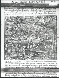 Andre Thevetによる「Cosmographie universelle」からのクジラの接合、1575